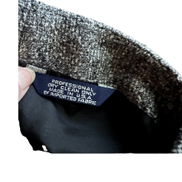 Gray tweed A line wool blend Corbin collection skirt - Picture 3 of 5